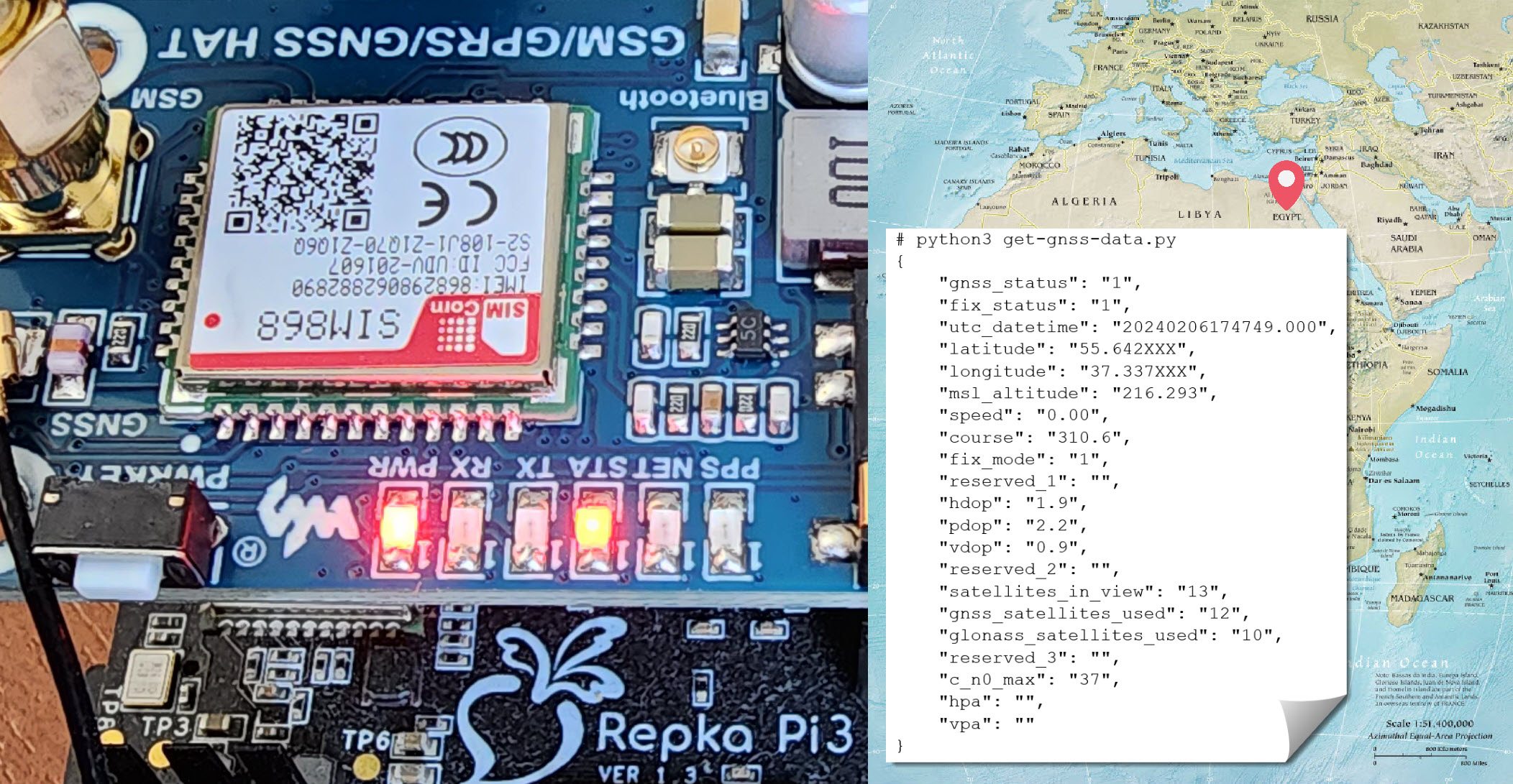 Получаем координаты GPS с помощью модуля SIM868 и Repka Pi / РепкаБлог