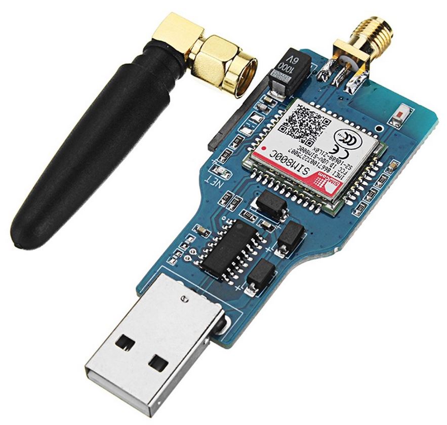 SIM800-USB управление реле по исходящему звонку.