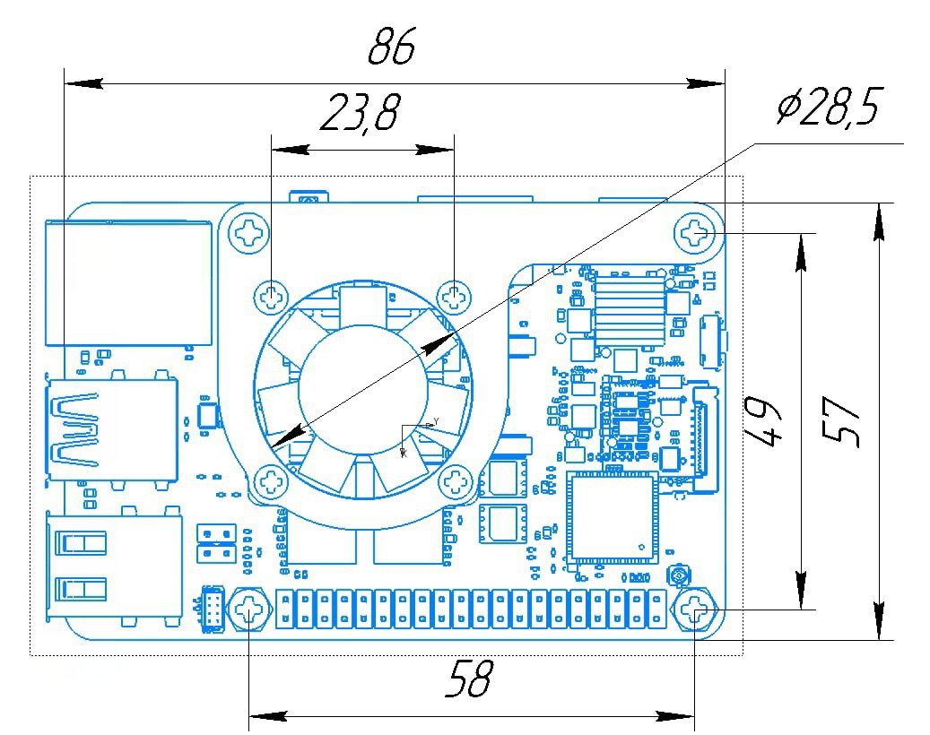 Корпус-мини для Repka Pi 4 