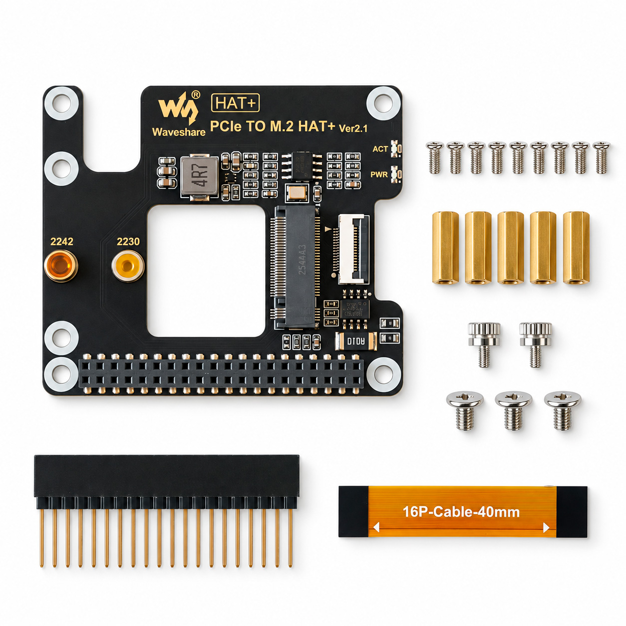 Плата расширения (HAT) PCIe — M.2 для Repka Pi 4/5  